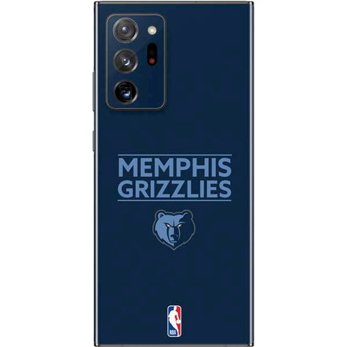 NBA Memphis Grizzlies Standard - Blue Galaxy Note20 Ultra 5G Skin