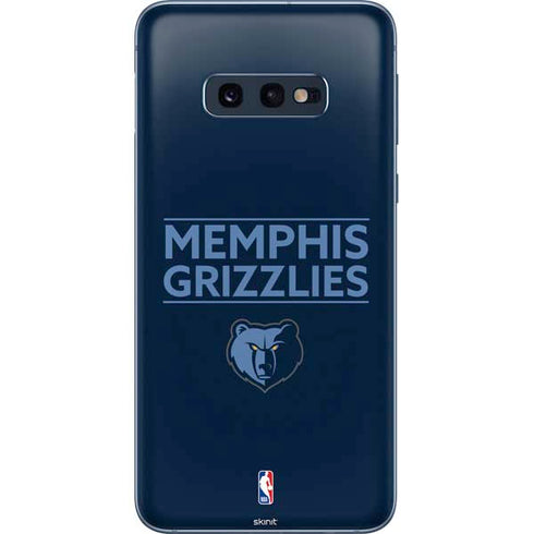 NBA Memphis Grizzlies Standard - Blue Galaxy S10e Skin