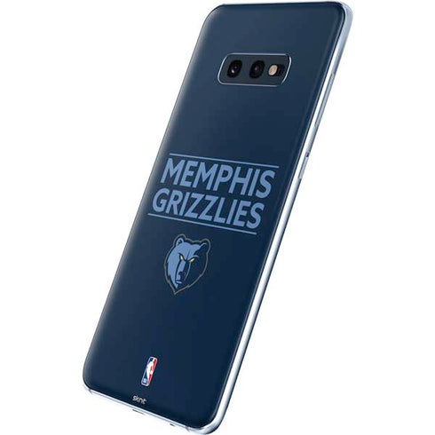 NBA Memphis Grizzlies Standard - Blue Galaxy S10e Skin