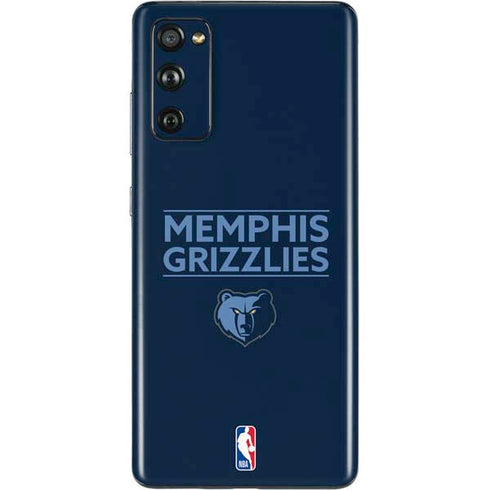 NBA Memphis Grizzlies Standard - Blue Galaxy S20 Fan Edition Skin