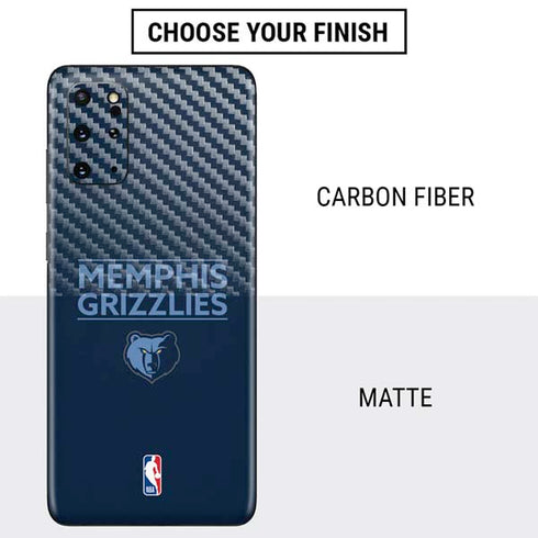 NBA Memphis Grizzlies Standard - Blue Galaxy S20 Plus Skin