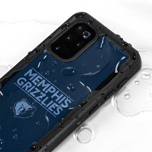 NBA Memphis Grizzlies Standard - Blue Galaxy S20 Plus Waterproof Case