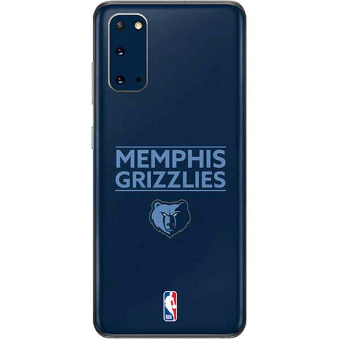 NBA Memphis Grizzlies Standard - Blue Galaxy S20 Skin