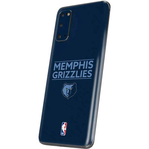 NBA Memphis Grizzlies Standard - Blue Galaxy S20 Skin