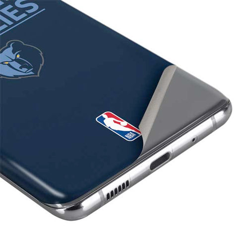 NBA Memphis Grizzlies Standard - Blue Galaxy S20 Skin