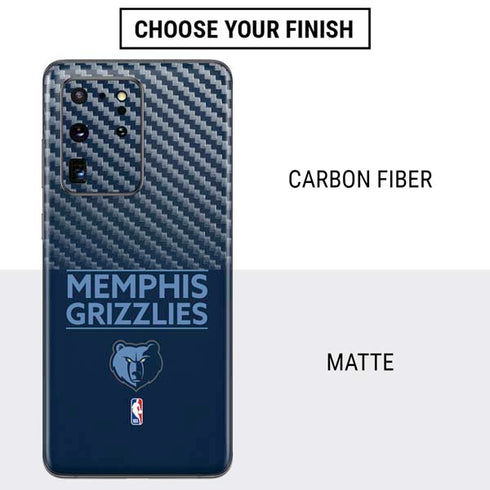 NBA Memphis Grizzlies Standard - Blue Galaxy S20 Ultra 5G Skin