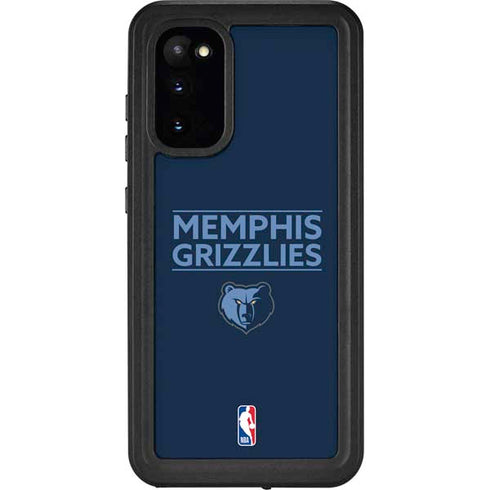 NBA Memphis Grizzlies Standard - Blue Galaxy S20 Waterproof Case