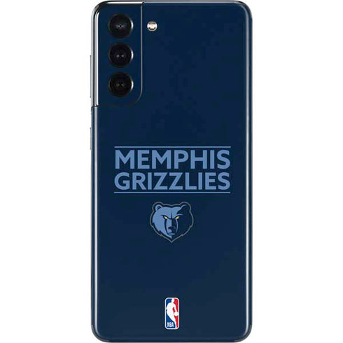 NBA Memphis Grizzlies Standard - Blue Galaxy S21 5G Skin