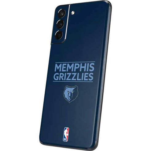 NBA Memphis Grizzlies Standard - Blue Galaxy S21 5G Skin