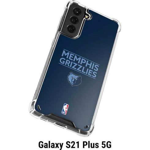 NBA Memphis Grizzlies Standard - Blue Galaxy S21 Plus 5G Clear Case