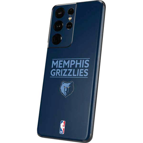 NBA Memphis Grizzlies Standard -  Blue Galaxy S21 Ultra 5G Skin