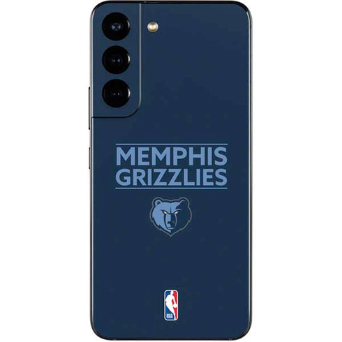 NBA Memphis Grizzlies Standard - Blue Galaxy S22 Skin