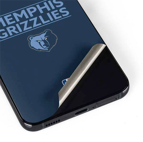 NBA Memphis Grizzlies Standard - Blue Galaxy S22 Skin