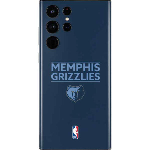 NBA Memphis Grizzlies Standard - Blue Galaxy S22 Ultra Skin