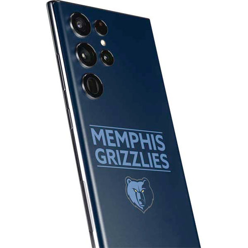 NBA Memphis Grizzlies Standard - Blue Galaxy S22 Ultra Skin