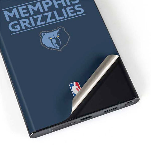 NBA Memphis Grizzlies Standard - Blue Galaxy S22 Ultra Skin