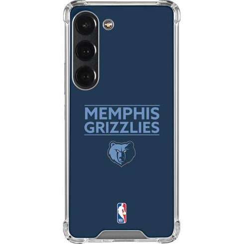NBA Memphis Grizzlies Standard - Blue Galaxy S23 Clear Case