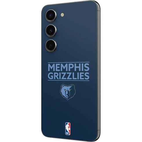 NBA Memphis Grizzlies Standard - Blue Galaxy S23 Skin