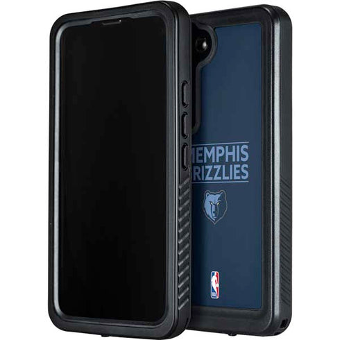 NBA Memphis Grizzlies Standard - Blue Galaxy S23 Waterproof Case