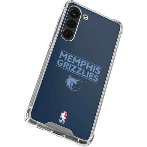 NBA Memphis Grizzlies Standard - Blue Galaxy S24 FE Clear Case