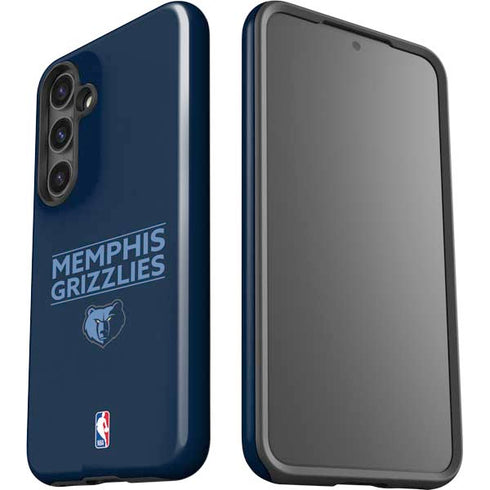 NBA Memphis Grizzlies Standard - Blue Galaxy S25 Impact Case