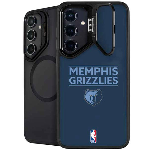 NBA Memphis Grizzlies Standard - Blue Galaxy S25 Kickstand Case