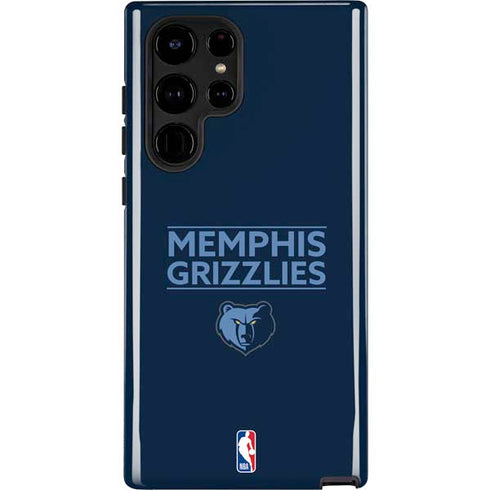 NBA Memphis Grizzlies Standard -  Blue Galaxy S25 Ultra Impact Case