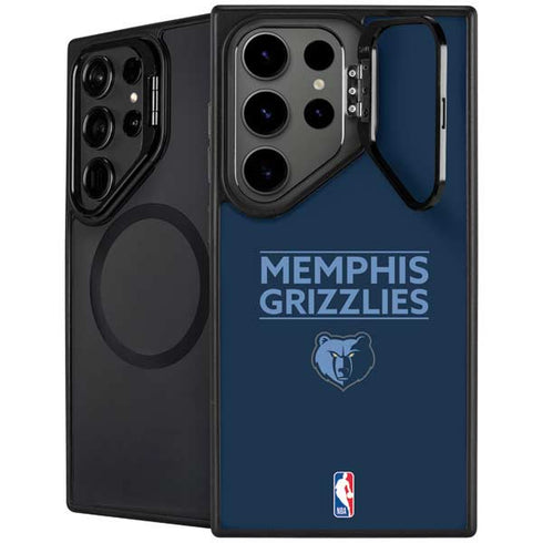 NBA Memphis Grizzlies Standard - Blue Galaxy S24 Ultra Kickstand Case
