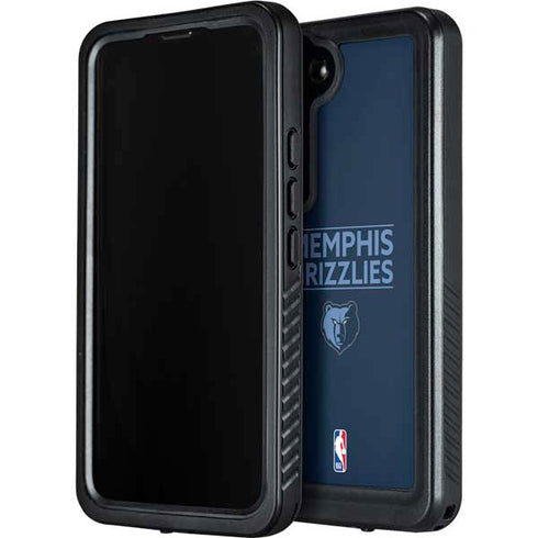 NBA Memphis Grizzlies Standard - Blue Galaxy S24 Waterproof Case