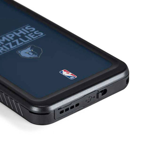 NBA Memphis Grizzlies Standard - Blue Galaxy S24 Waterproof Case