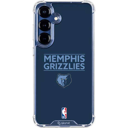 NBA Memphis Grizzlies Standard - Blue Galaxy S25 Plus Clear Case