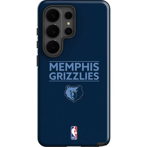NBA Memphis Grizzlies Standard - Blue Galaxy S26 Ultra Impact Case