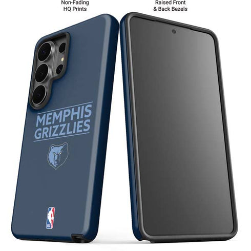 NBA Memphis Grizzlies Standard - Blue Galaxy S26 Ultra Impact Case