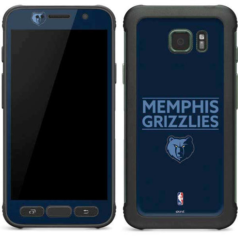 NBA Memphis Grizzlies Standard - Blue Galaxy S7 Active Skin