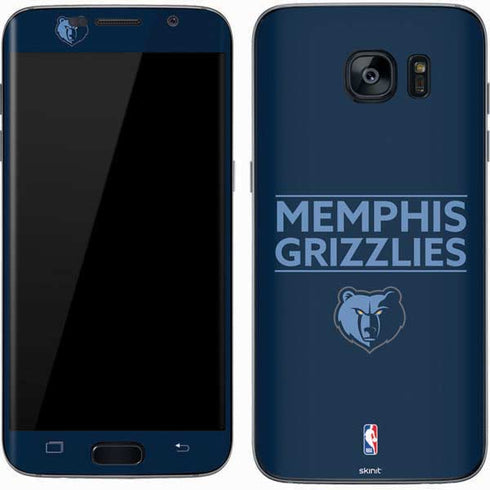 NBA Memphis Grizzlies Standard - Blue Galaxy S7 Skin