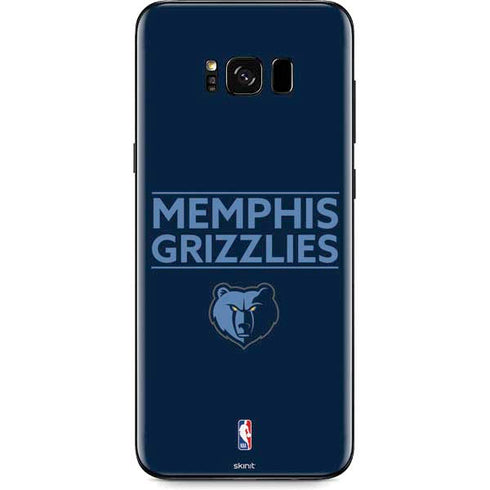 NBA Memphis Grizzlies Standard - Blue Galaxy S8 Plus Skin