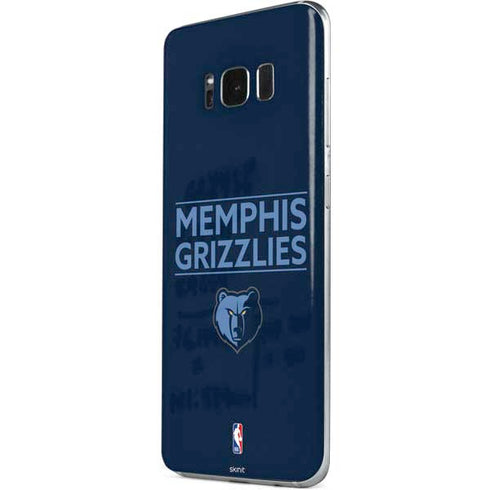 NBA Memphis Grizzlies Standard - Blue Galaxy S8 Plus Skin