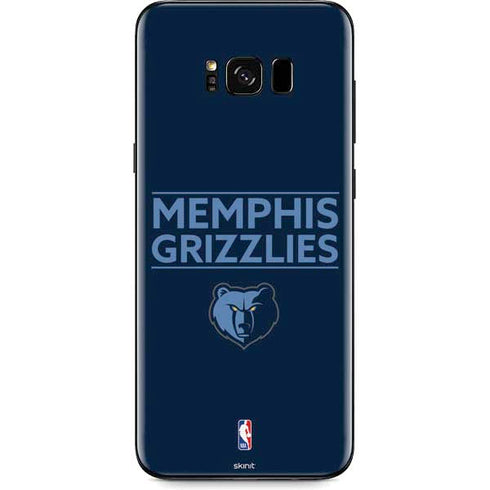 NBA Memphis Grizzlies Standard - Blue Galaxy S8 Skin
