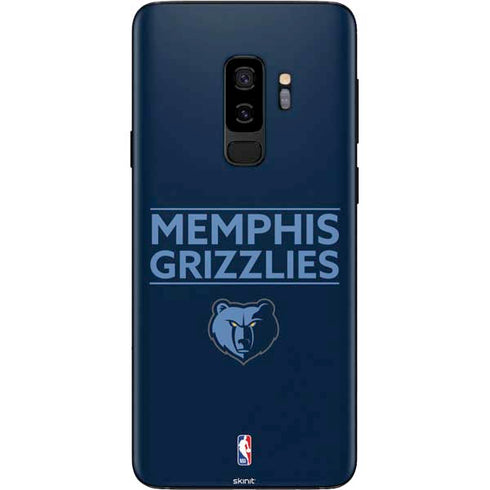 NBA Memphis Grizzlies Standard - Blue Galaxy S9 Plus Skin