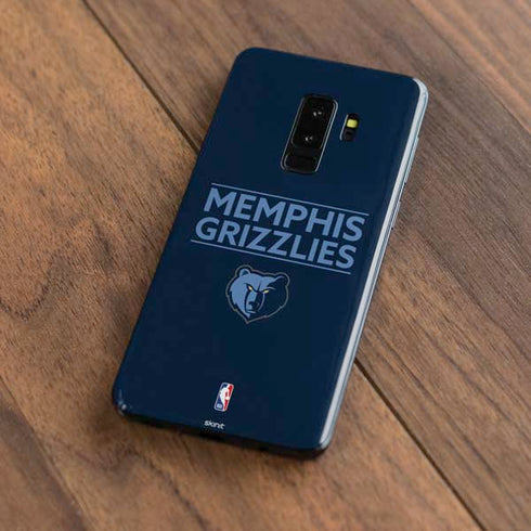 NBA Memphis Grizzlies Standard - Blue Galaxy S9 Plus Skin
