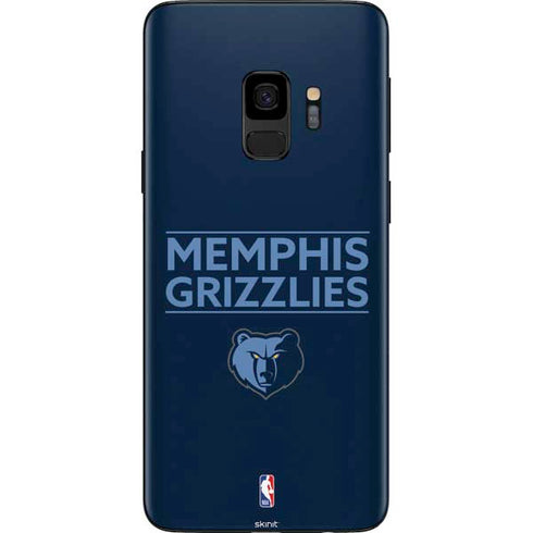 NBA Memphis Grizzlies Standard - Blue Galaxy S9 Skin
