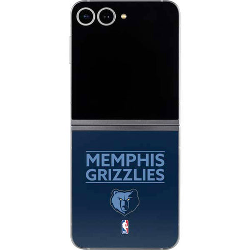NBA Memphis Grizzlies Standard - Blue Galaxy Z Flip6 Skin