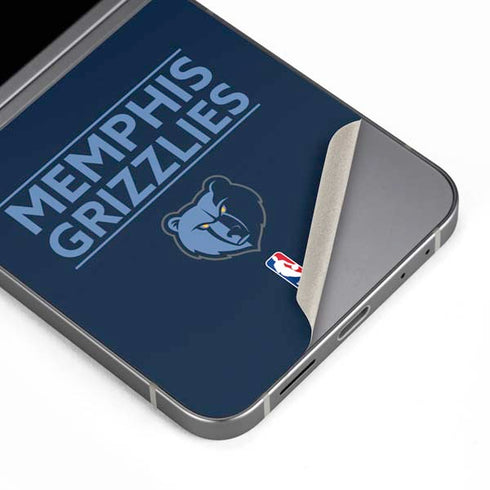 NBA Memphis Grizzlies Standard - Blue Galaxy Z Flip6 Skin