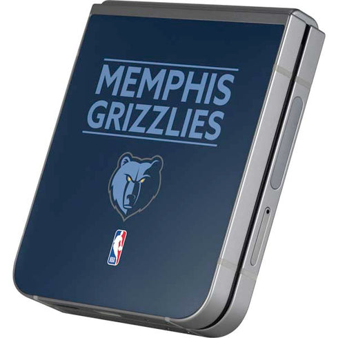 NBA Memphis Grizzlies Standard - Blue Galaxy Z Flip6 Skin