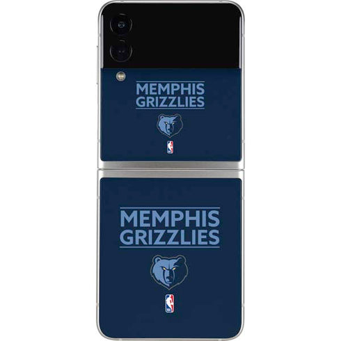 NBA Memphis Grizzlies Standard - Blue Galaxy Z Flip3 5G Skin