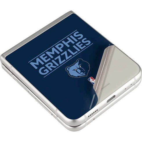 NBA Memphis Grizzlies Standard - Blue Galaxy Z Flip3 5G Skin