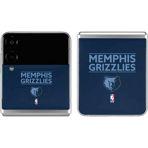 NBA Memphis Grizzlies Standard - Blue Galaxy Z Flip4 5G Skin
