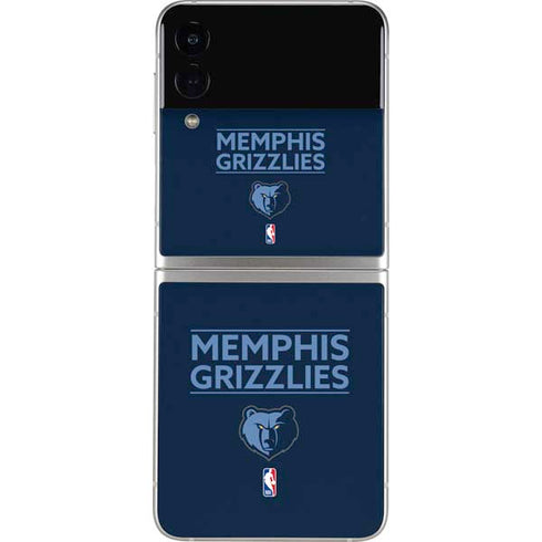 NBA Memphis Grizzlies Standard - Blue Galaxy Z Flip4 5G Skin