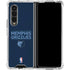 NBA Memphis Grizzlies Standard - Blue Galaxy Z Fold4 5G Clear Case