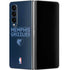 NBA Memphis Grizzlies Standard - Blue Galaxy Z Fold4 5G Skin